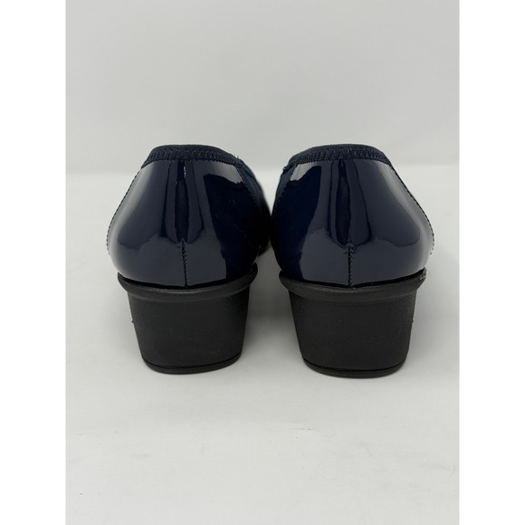 Anne Klein Women's Navy Blue Wedge Heels Comfort Iflex Shoes Size 8.5 - Picture 3 of 9